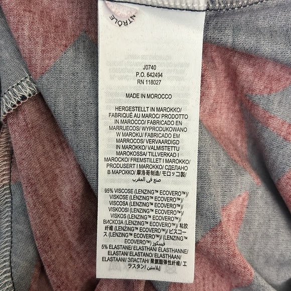 Boden Layla Floral Jersey Faux Wrap Fit&Flare Dress Winterberry Flora Boom Sz 8P - Picture 13 of 13